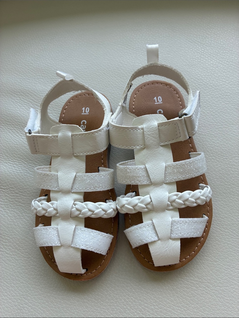 Girls Size 10 Summer Sandals -2pair - Picture 2 of 6